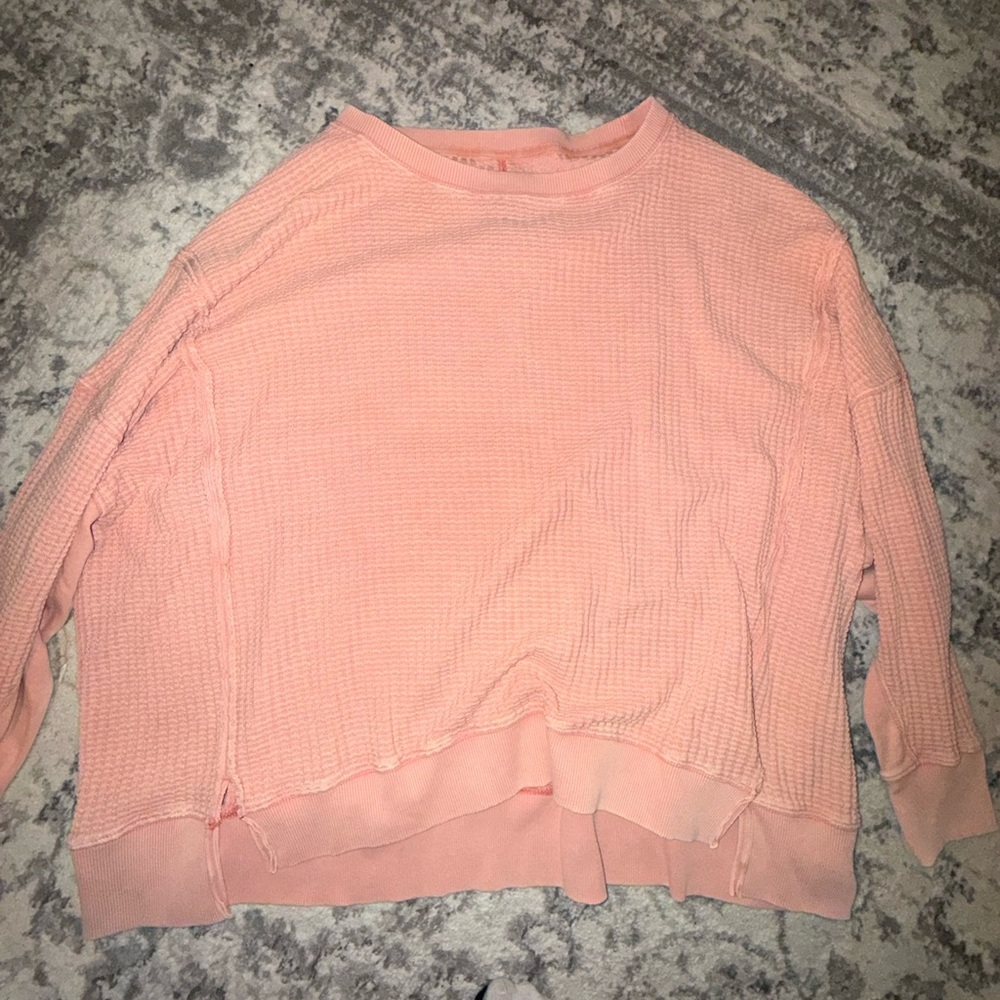 AE big hug waffle sweatshirt